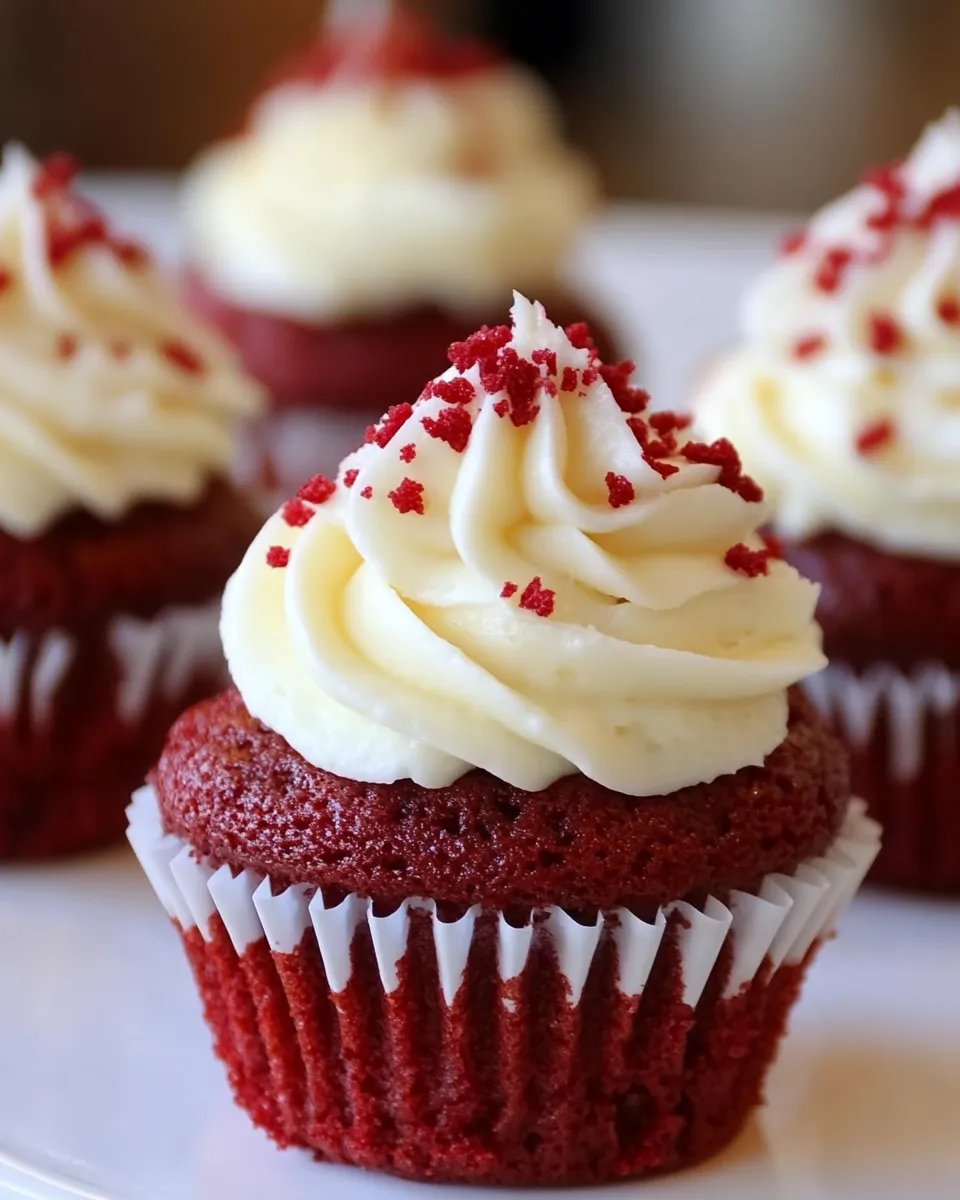Homemade Keto Red Velvet Cupcakes photo
