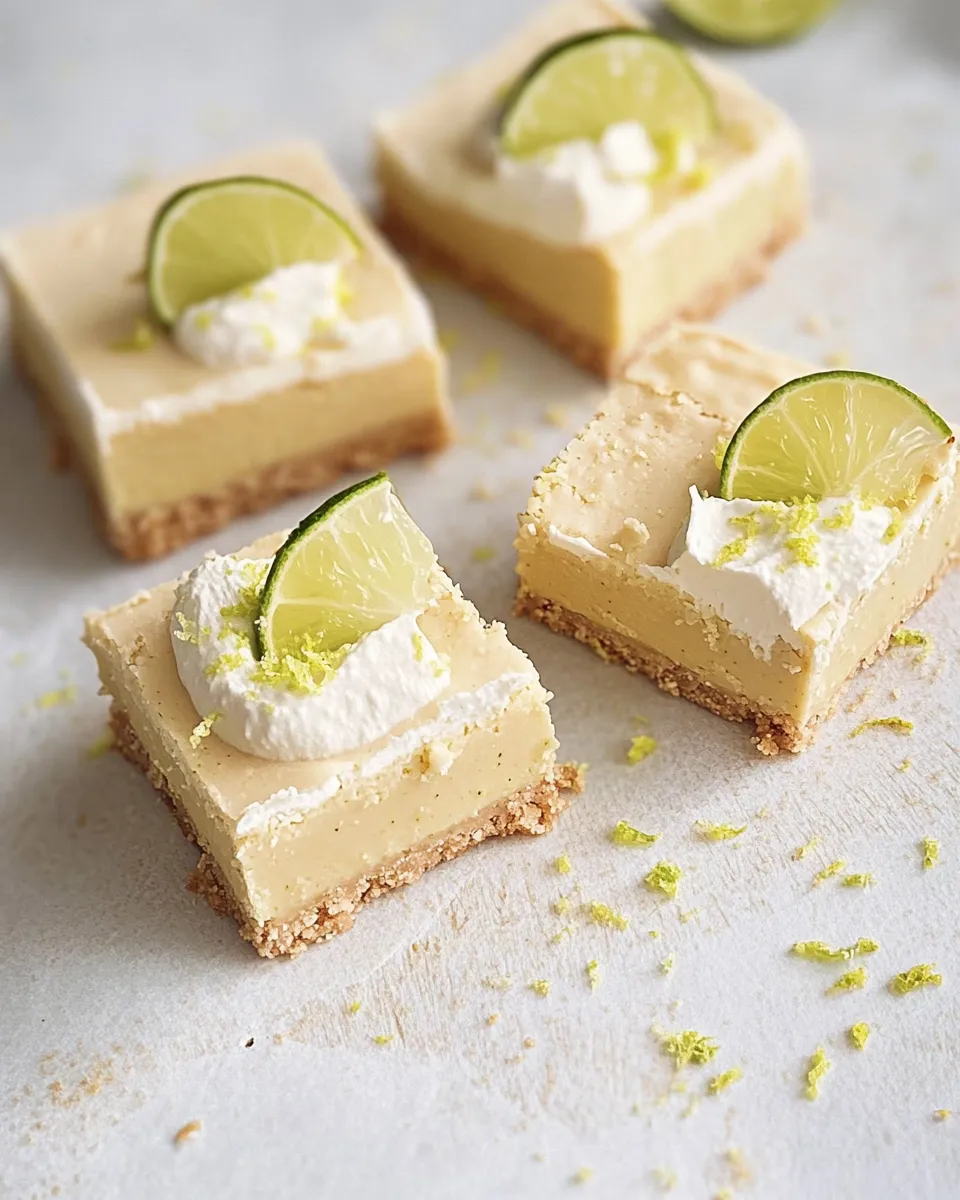 Delicious Key Lime Bars dish photo