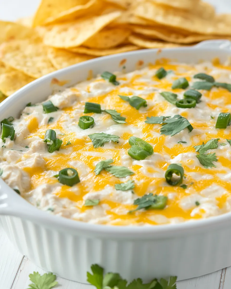 Homemade King Ranch Chicken Dip recipe photo