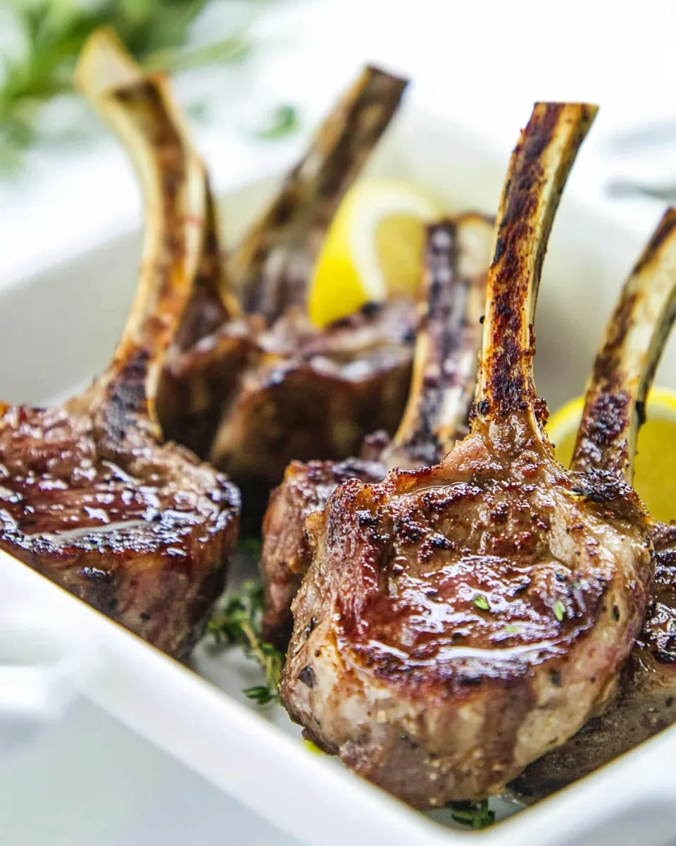 Homemade Lamb Lollipops photo
