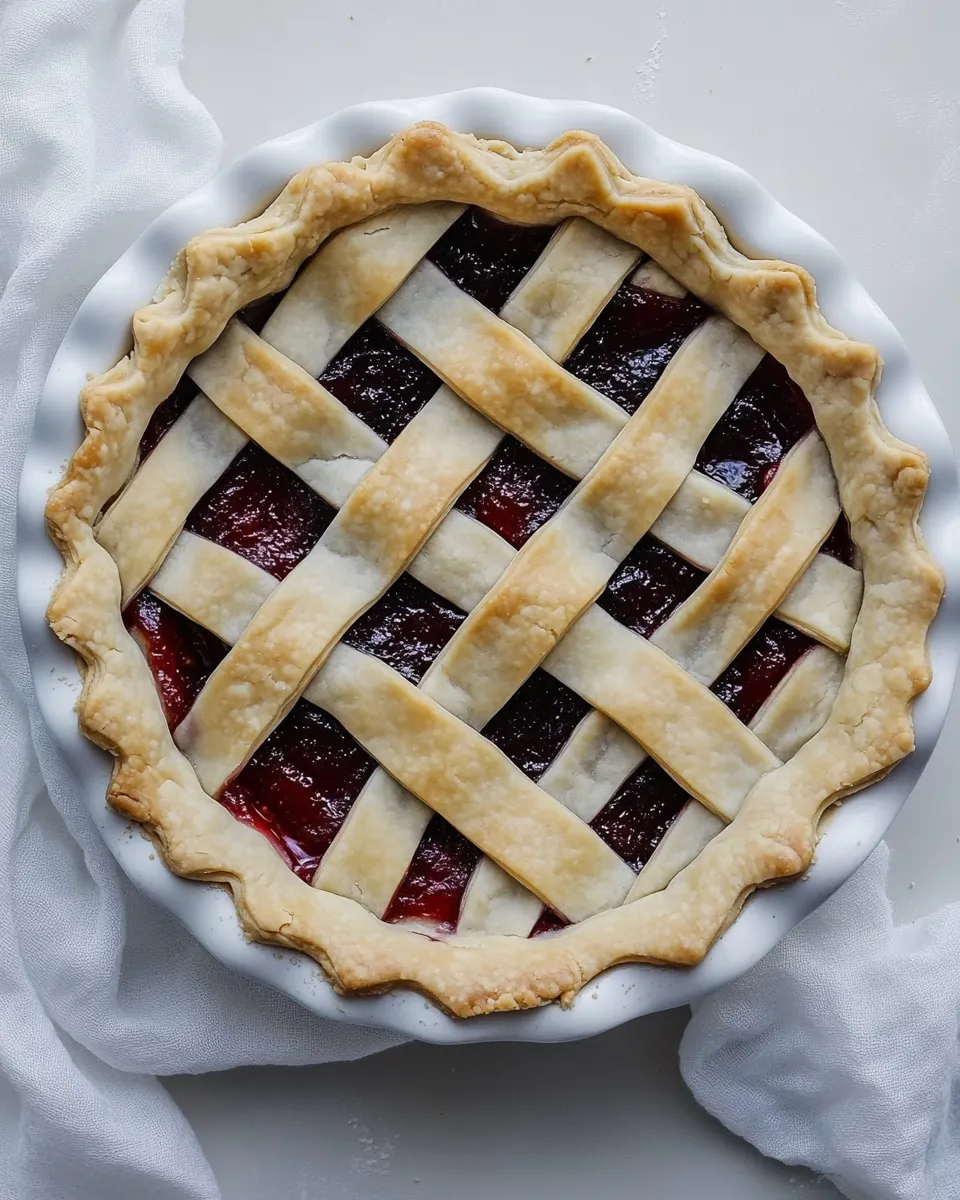 Homemade Lattice Pie Crust photo