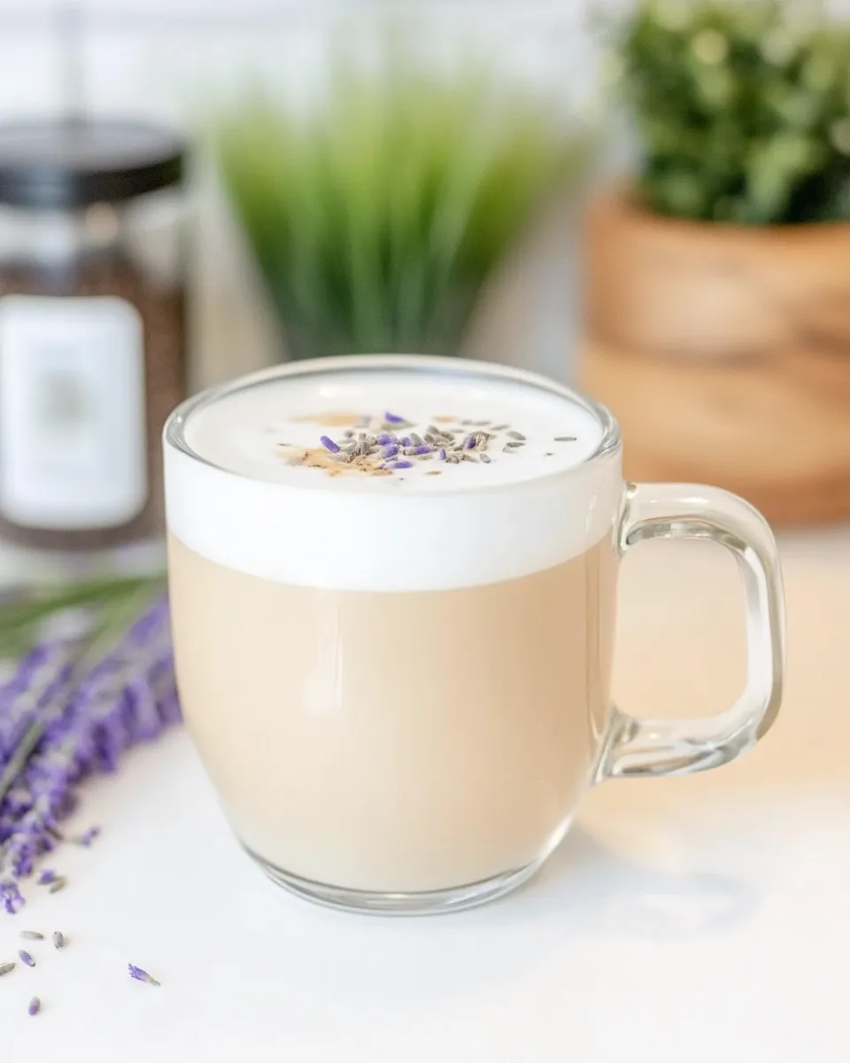 Delicious Lavender Latte Recipe (Hot or Iced) dish photo