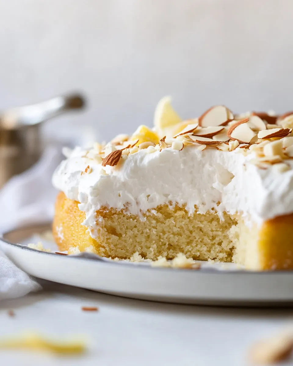 Classic Lemon-Coconut Almond Cake dish photo