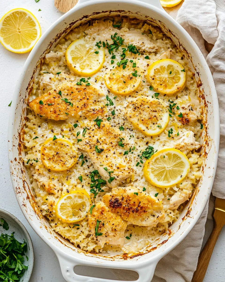 Homemade Lemon Chicken Casserole recipe photo