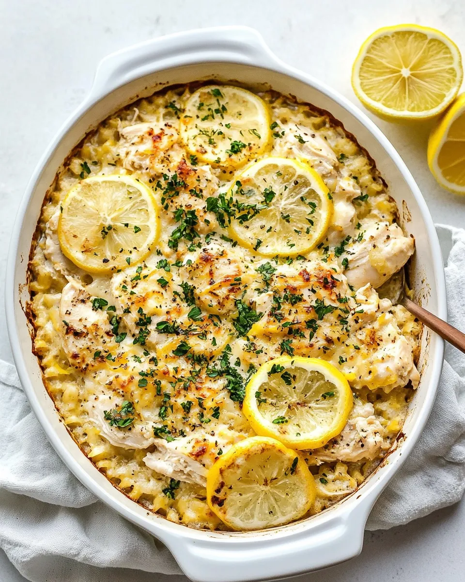 Classic Lemon Chicken Casserole dish photo
