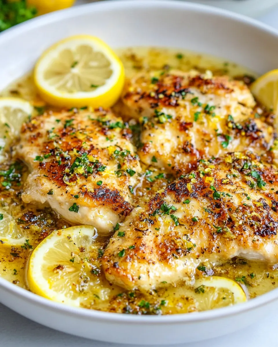 Delicious Lemon Chicken Recipe (with Lemon Butter Sauce) image