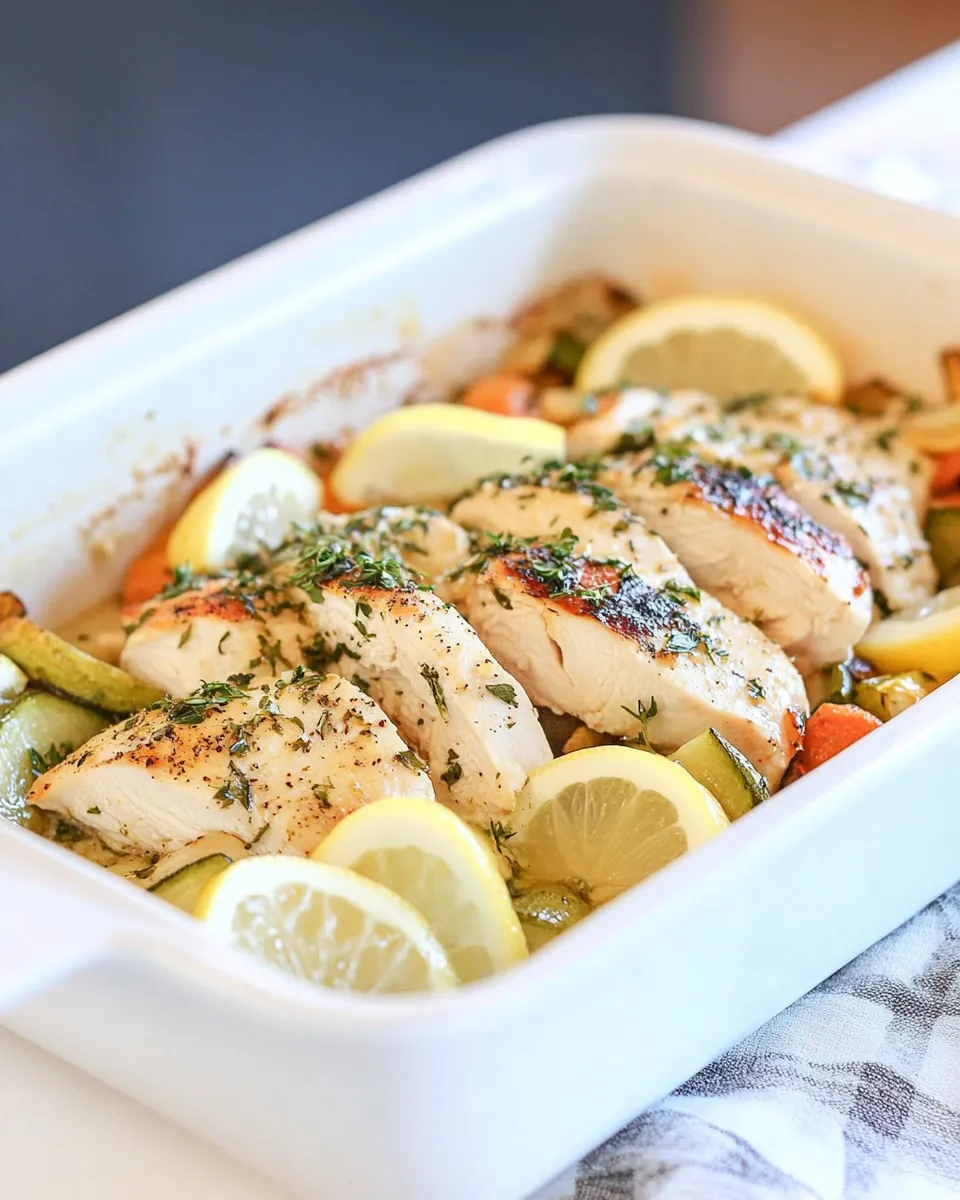 Easy Lemon Chicken with Veggies recipe photo