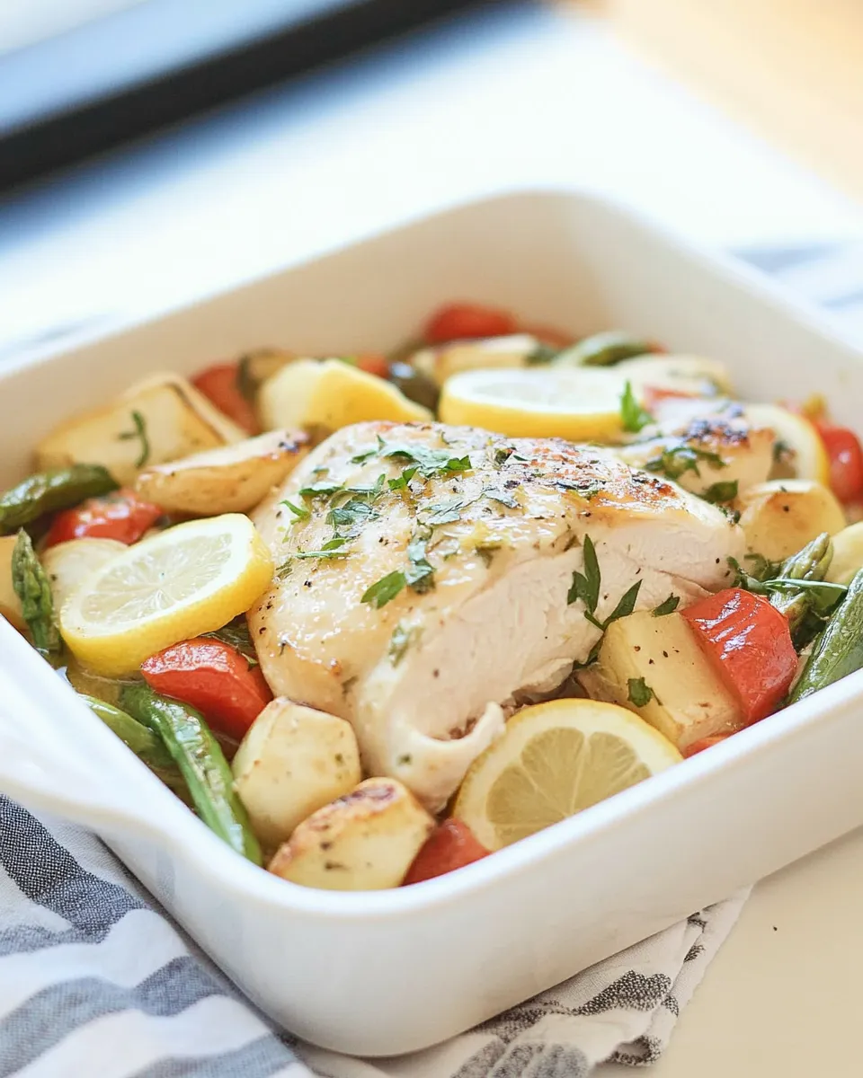 Delicious Lemon Chicken with Veggies dish photo