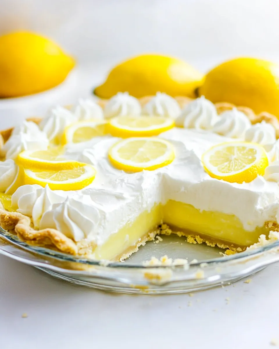 Delicious Lemon Pie dish photo