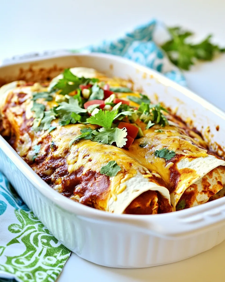 Delicious Low Carb Enchiladas Cheesy Chicken Filling dish photo