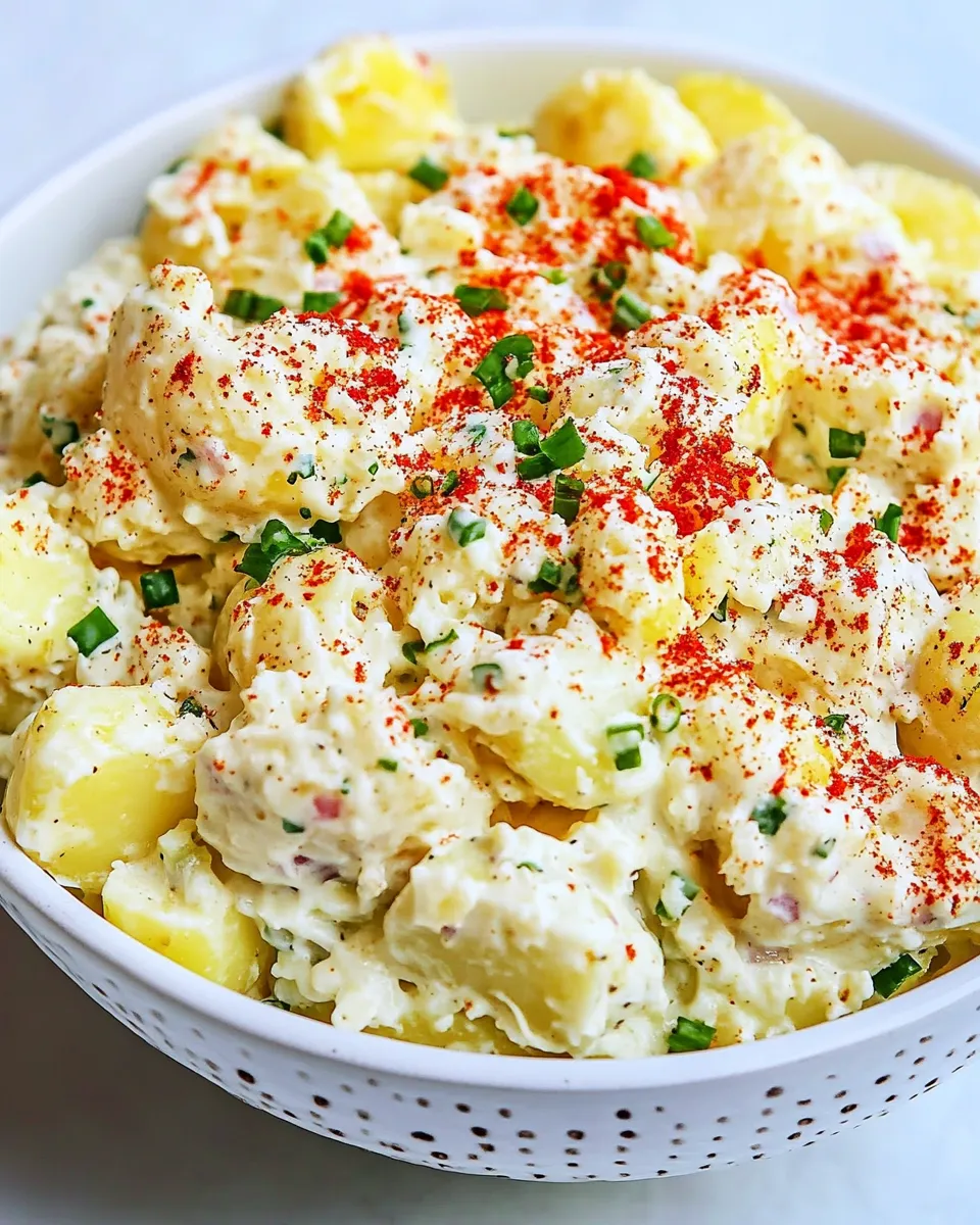 Classic Low Carb Potato Salad dish photo