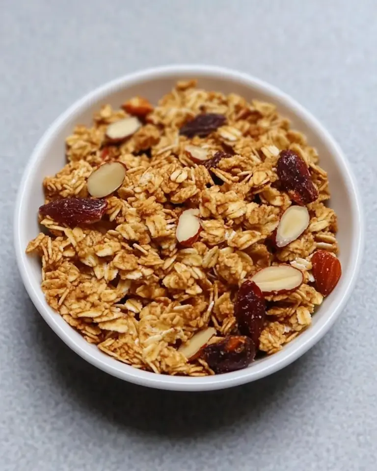 Homemade Maple Almond Granola Recipe photo
