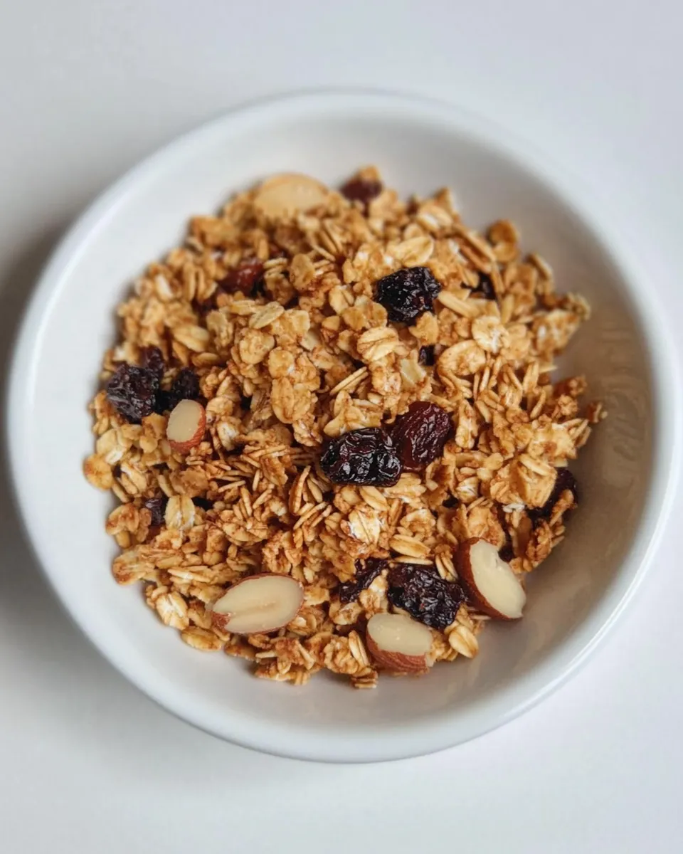 Easy Maple Almond Granola Recipe recipe photo