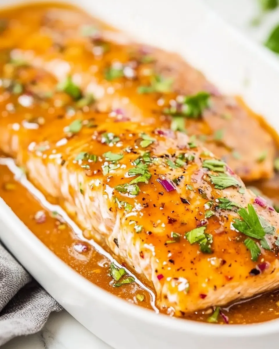 Classic Maple Barbeque-Glazed Salmon image