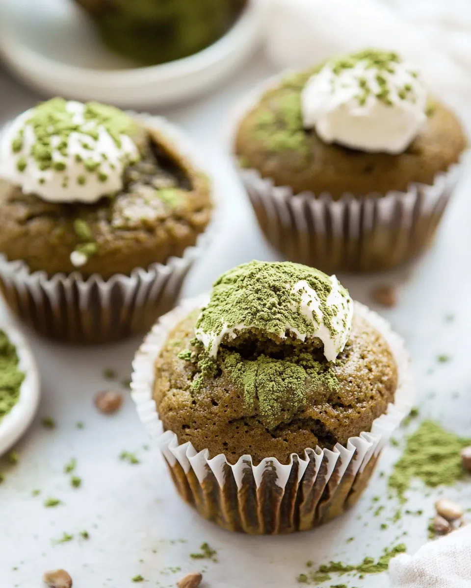Easy Matcha Muffins recipe photo