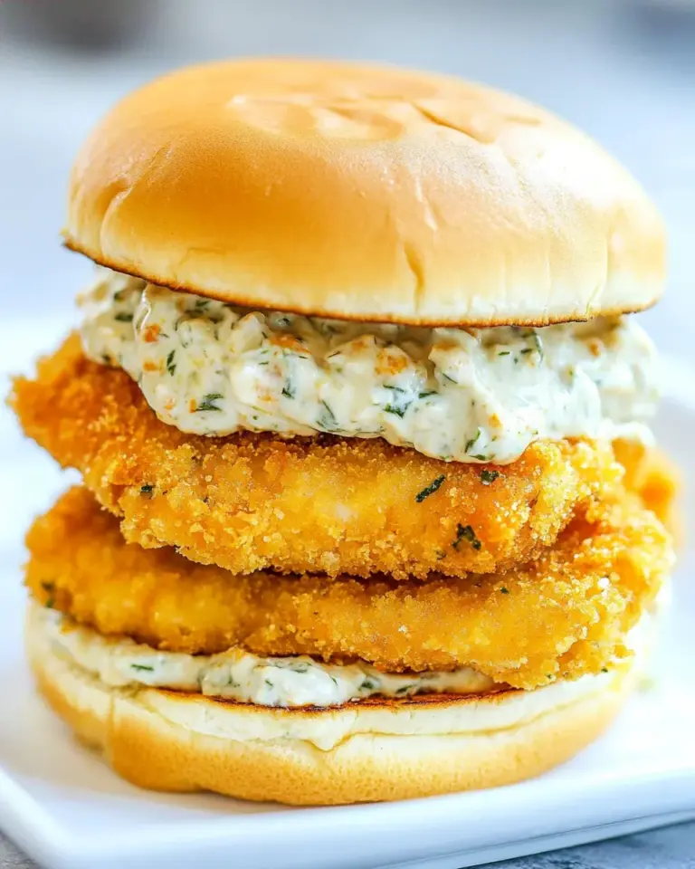 Homemade McDonalds Fish Sandwich Copycat photo