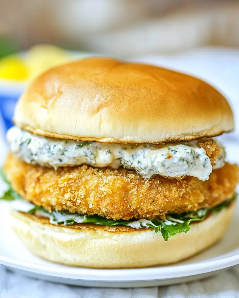 Classic McDonalds Fish Sandwich Copycat image