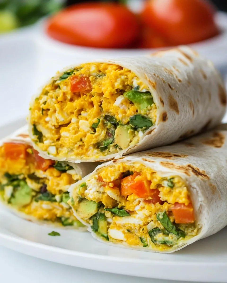 Easy Meal-Prep Friendly Vegan Breakfast Burritos food shot