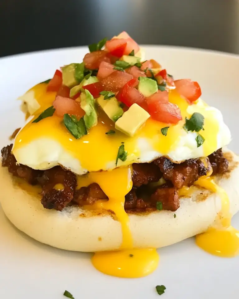 Homemade Mexican Eggs Benedict recipe photo