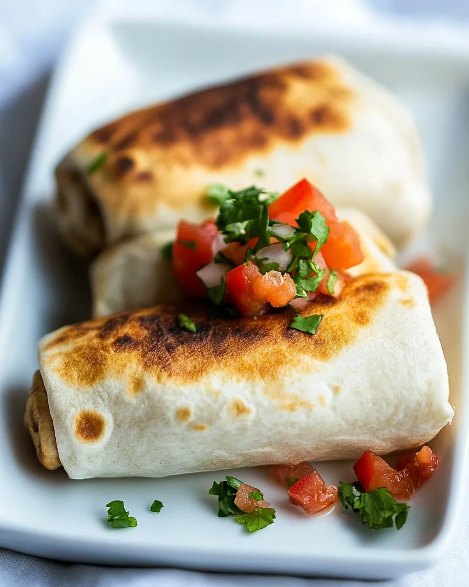 Easy Mini Burritos food shot