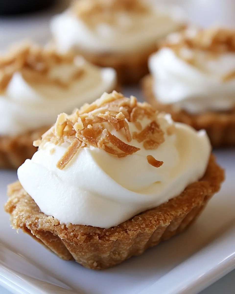 Classic Mini Coconut Cream Pie Recipe image