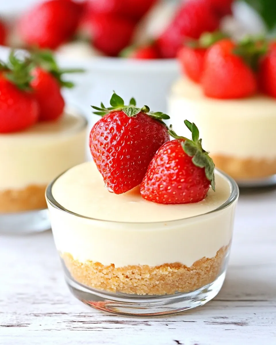 Classic Mini No-Bake Cheesecakes image