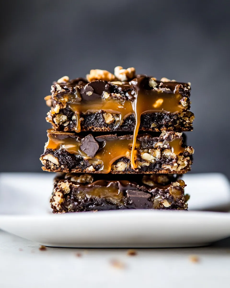 Delicious Mocha Caramel Crunch Chocolate Chip Cookie Bars. image