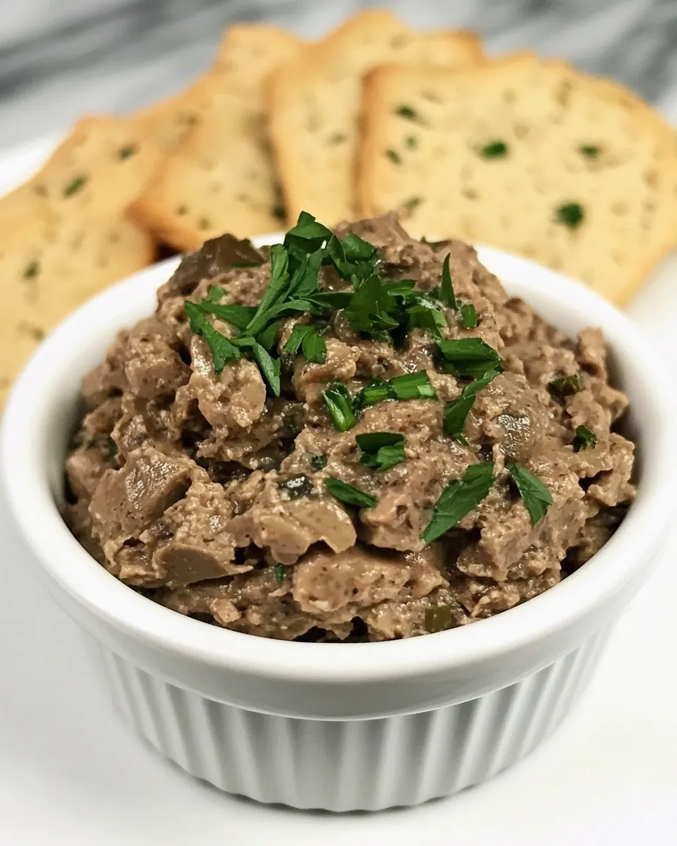 Easy Mock Chopped Liver food shot
