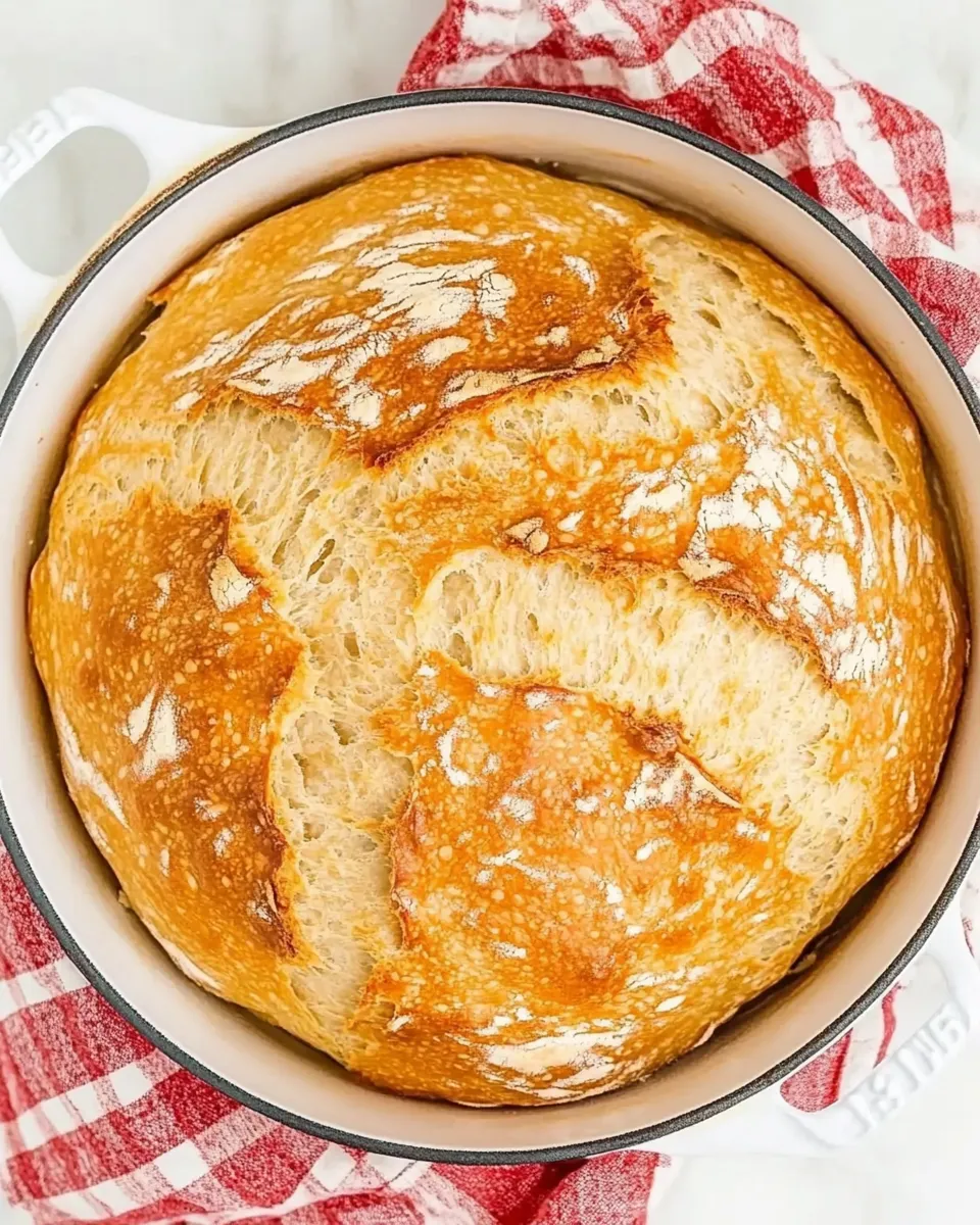 Homemade Molasses No Knead Bread photo