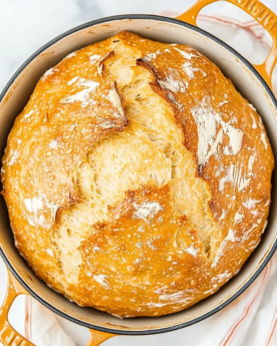 Easy Molasses No Knead Bread dish photo