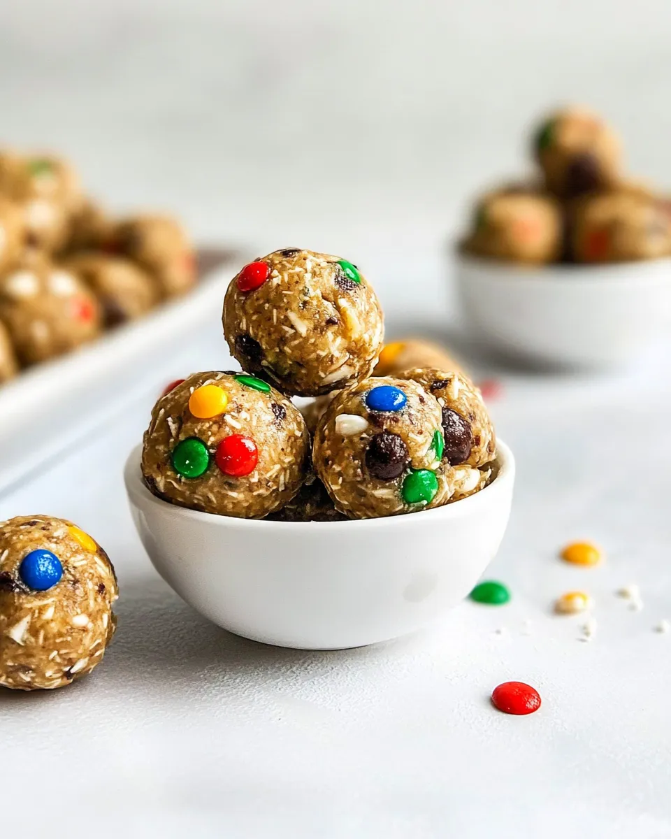 Classic Monster Cookie Energy Balls dish photo