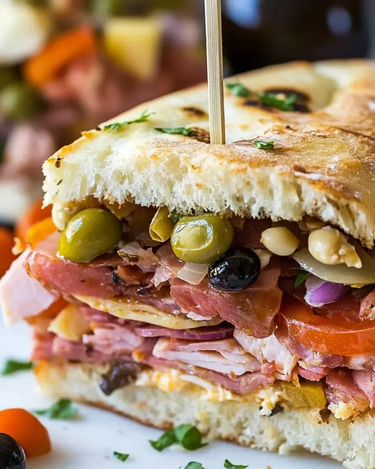 Classic Muffaletta Sandwich photo