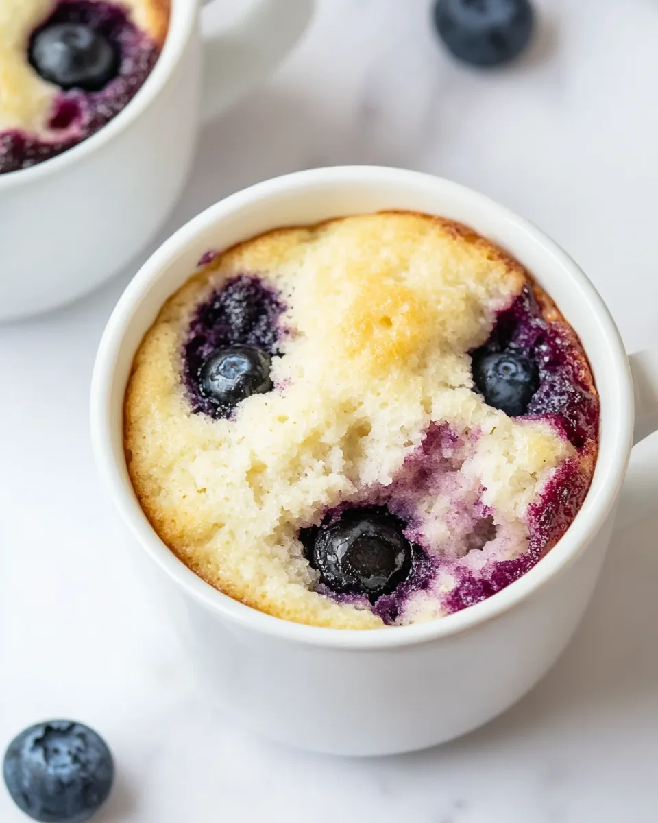 Homemade Muffin In A Mug photo