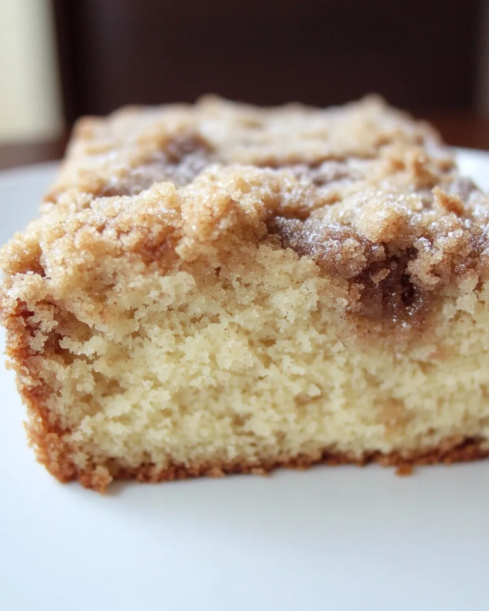 Homemade New York-Style Crumb Cake photo