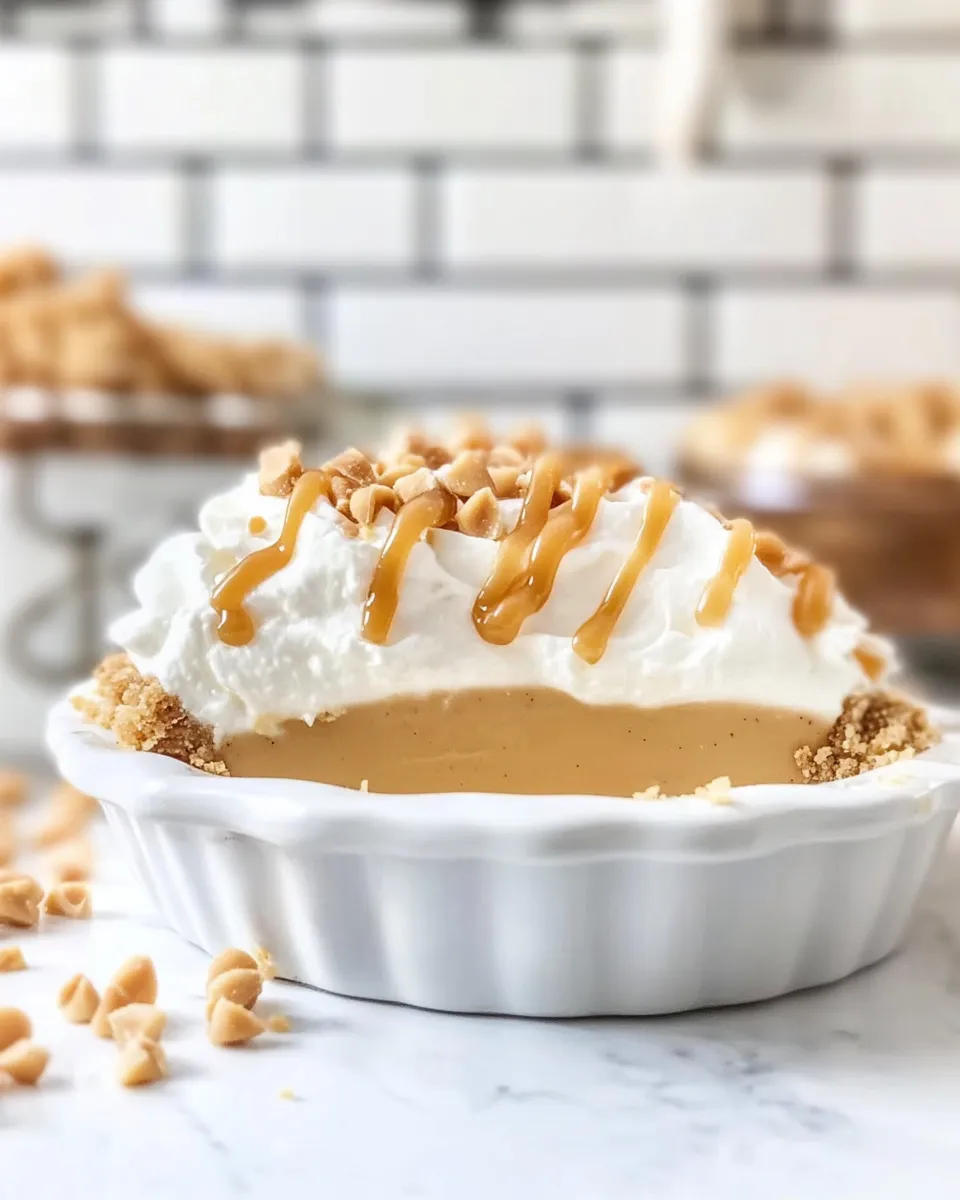 Homemade No Bake Butterscotch Pie recipe photo