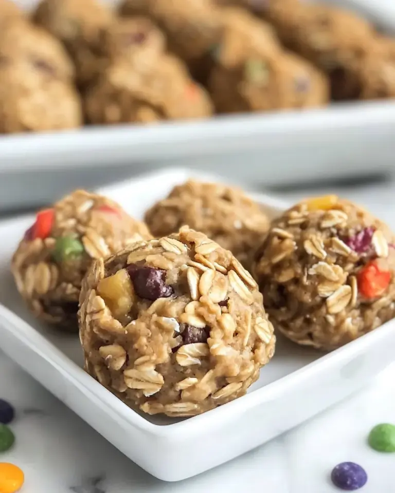 Homemade No Bake Peanut Butter Oatmeal Cookie Balls photo