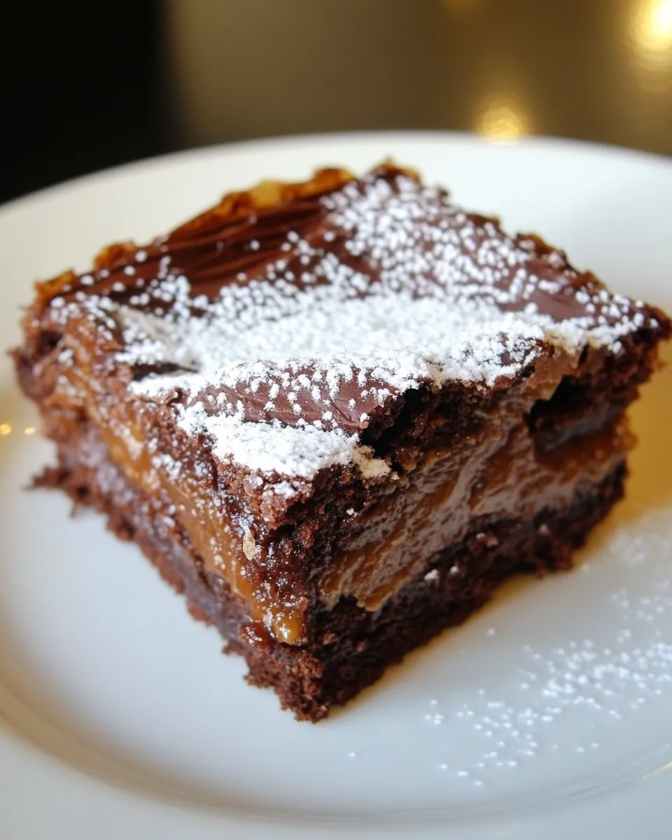 Delicious Nutella Gooey Butter Cake recipe photo