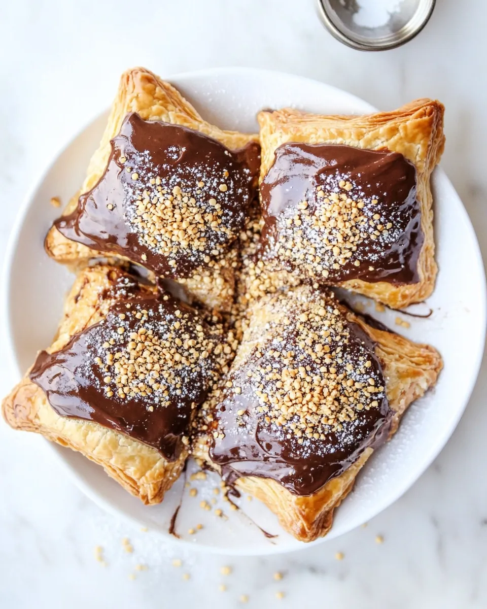 Easy Nutella Smores Puff Pastry Pop Tarts. dish photo