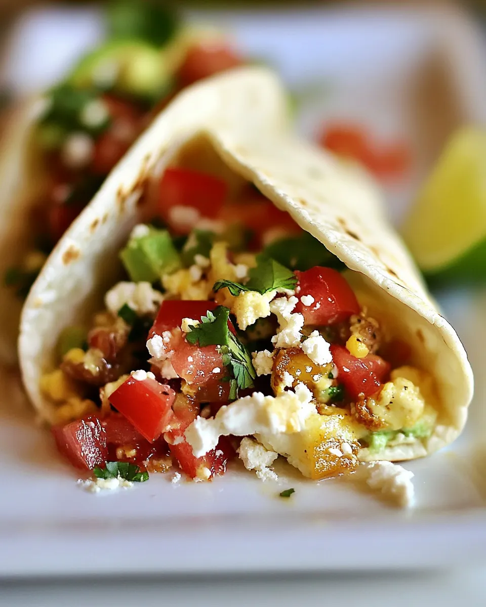 Easy OLD Breakfast Tacos dish photo