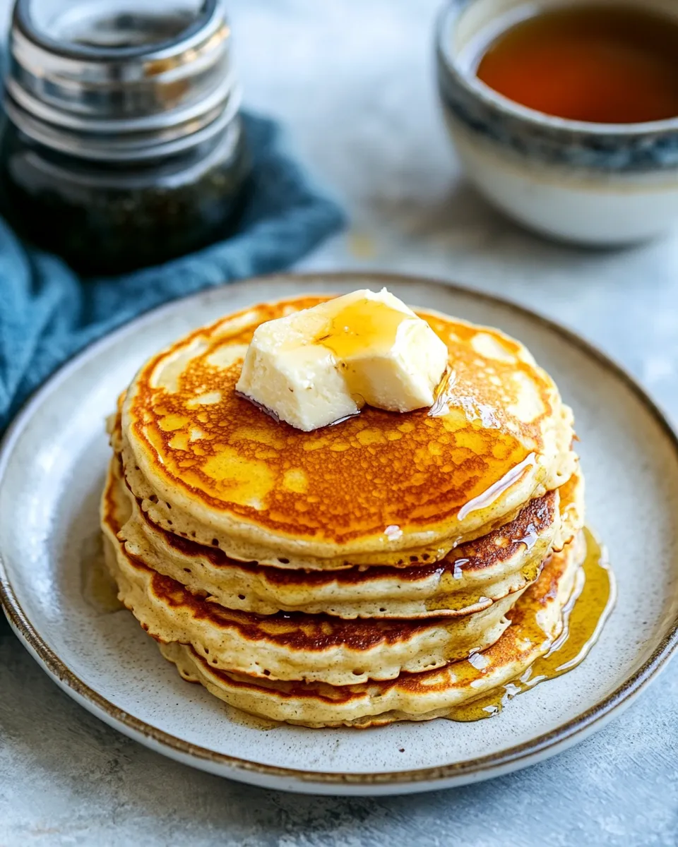 Classic Oat Flour Pancakes image