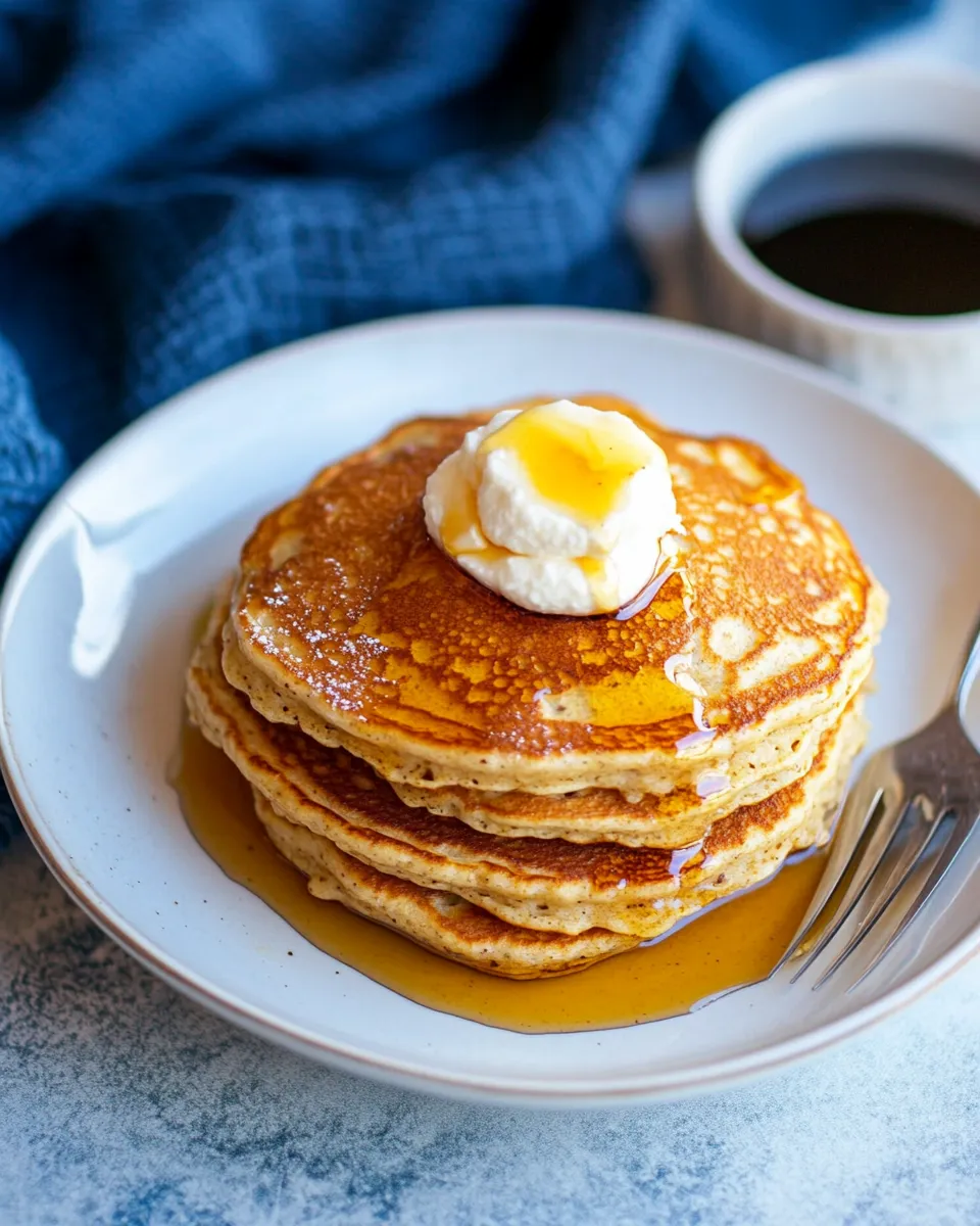Delicious Oat Flour Pancakes dish photo
