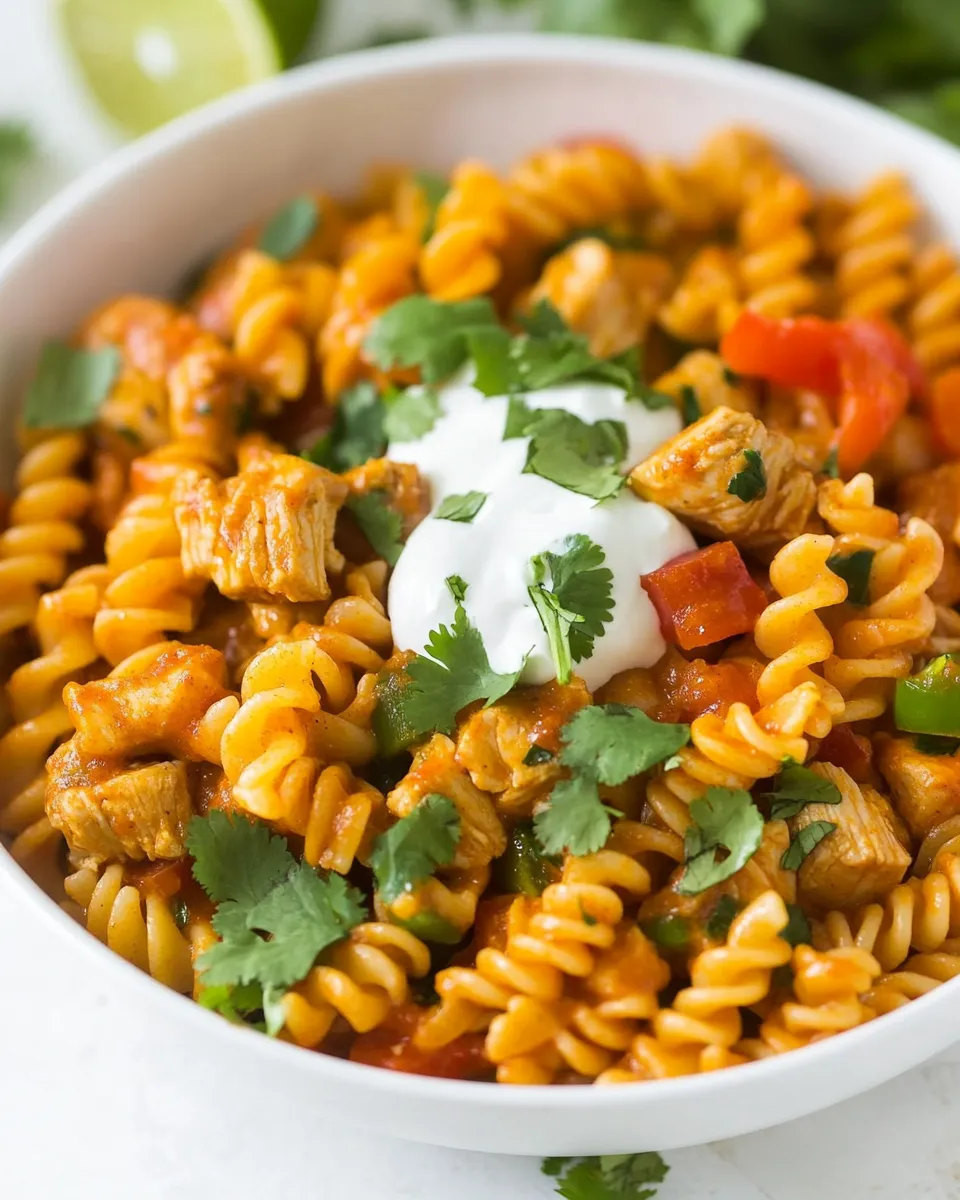 Homemade One-Pan Chicken Fajita Pasta recipe photo