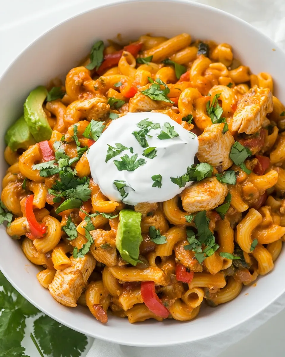 Delicious One-Pan Chicken Fajita Pasta picture