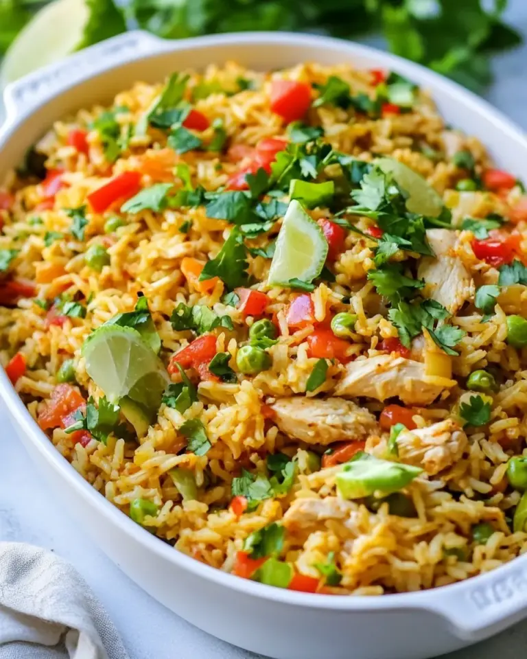 Homemade One-Pan Chicken Fajita Rice recipe photo