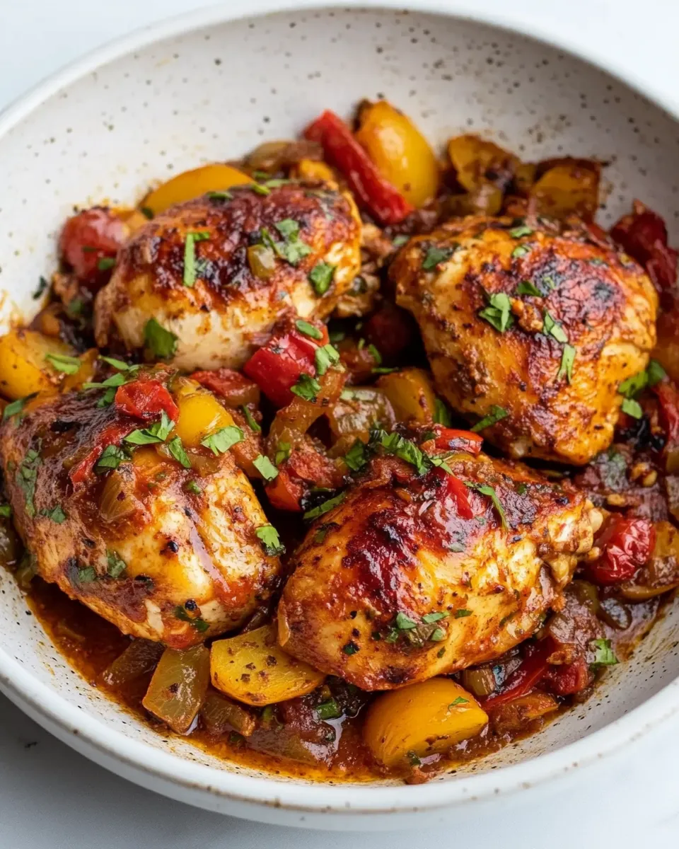 Homemade One-Pan Rustic-Style Italian Chicken recipe photo
