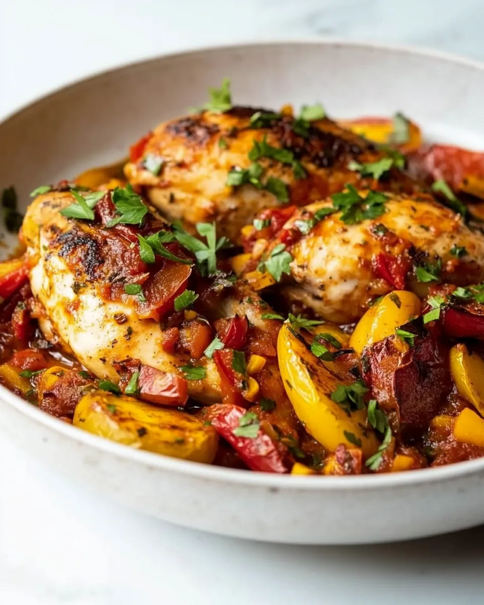 Classic One-Pan Rustic-Style Italian Chicken dish photo