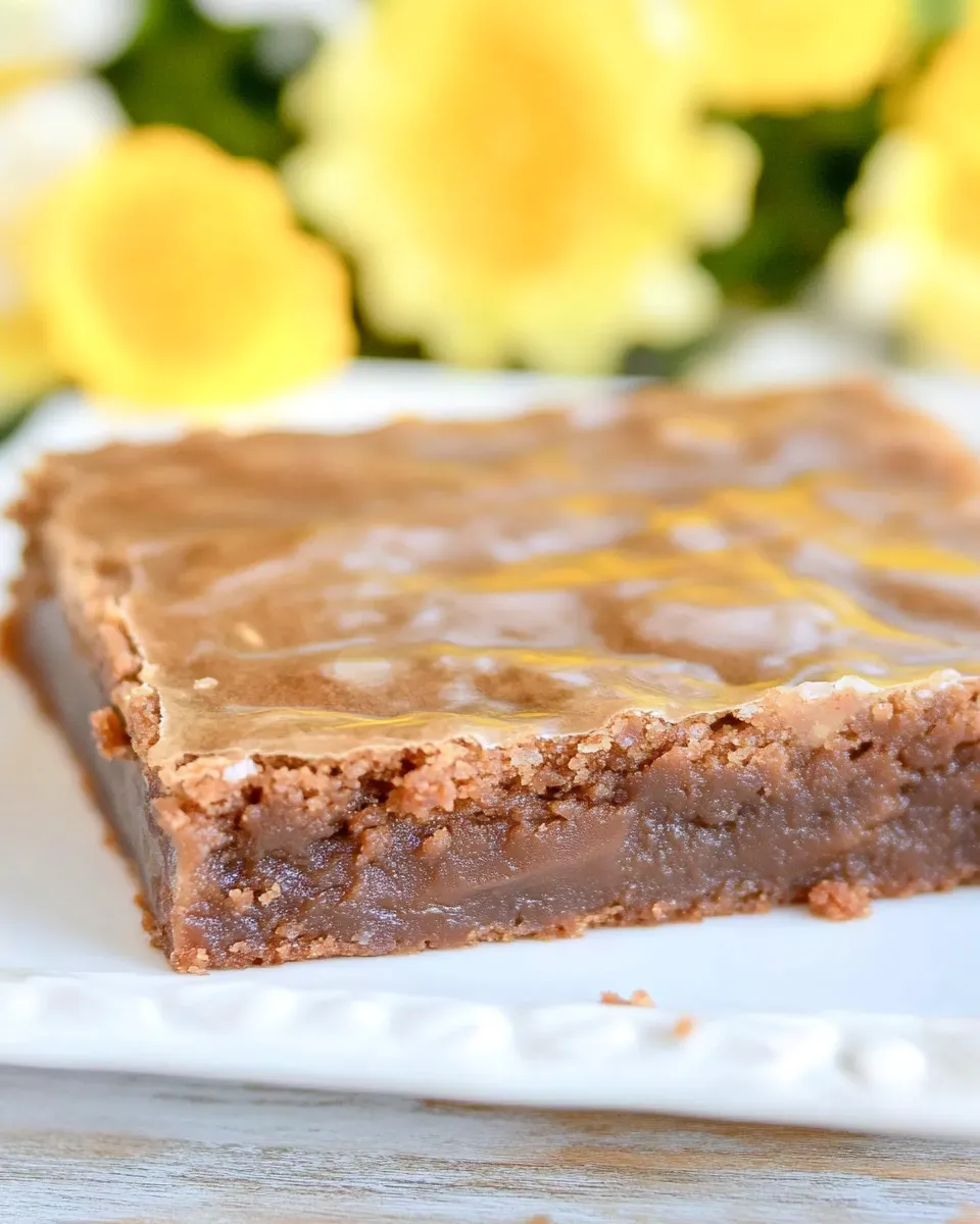 Easy Orange Brownies recipe photo