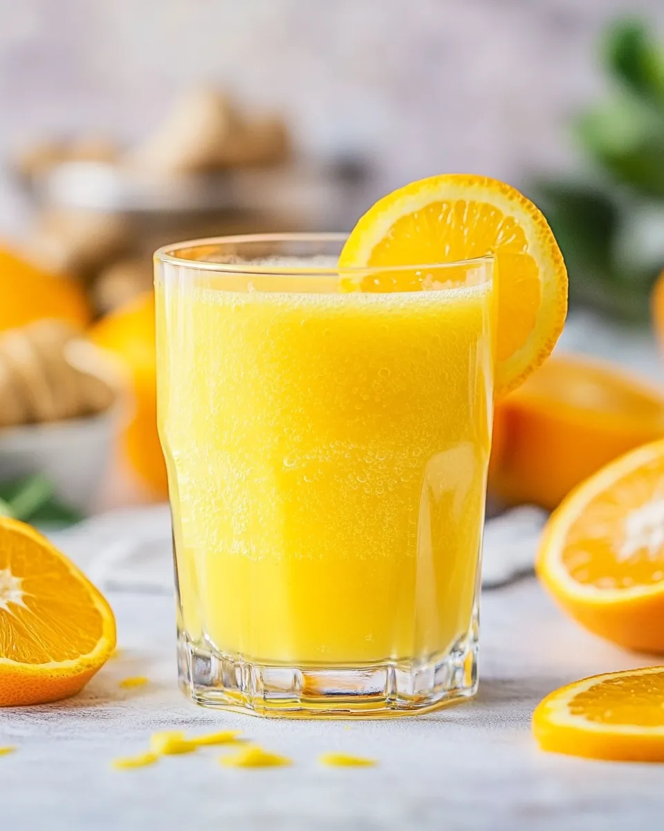 Easy Orange Ginger Wellness Shot Recipe recipe photo