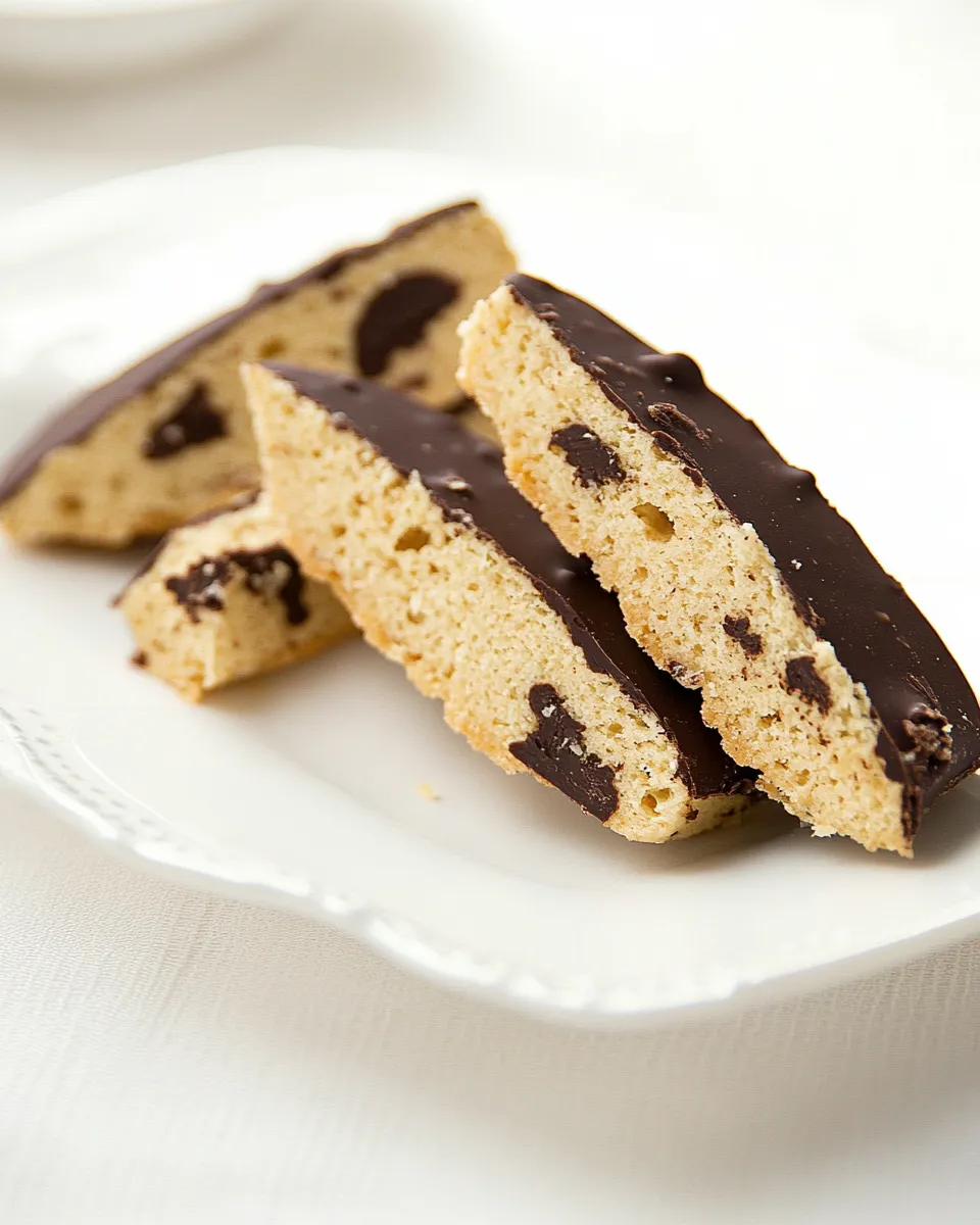 Easy Orange and Dark Chocolate Biscotti food shot