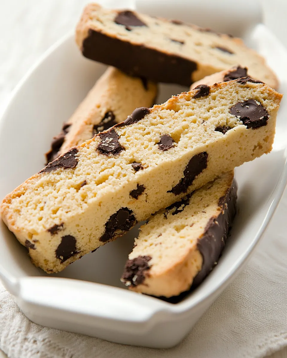 Delicious Orange and Dark Chocolate Biscotti plate image
